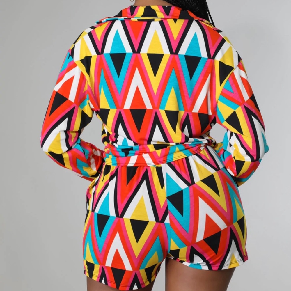 Colorful Abstract 2 Piece Set - Picture 3 of 4